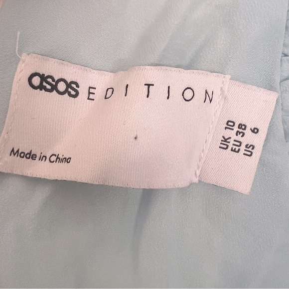 ASOS EDITION mini dress in iridescent square sequin size 6 - Picture 7 of 9